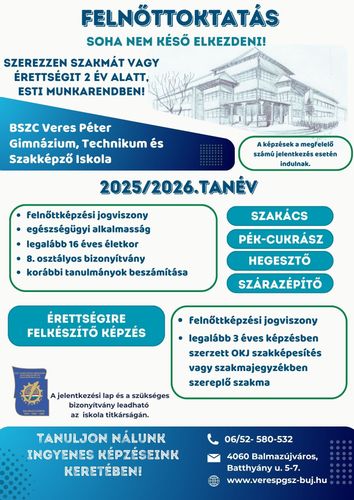 INGYENES FELNŐTTOKTATÁS