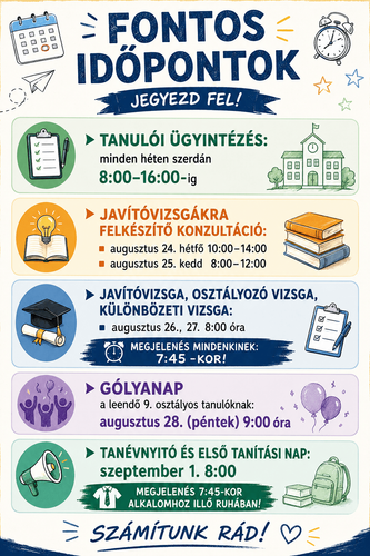 TANULÓI ÜGYINTÉZÉS